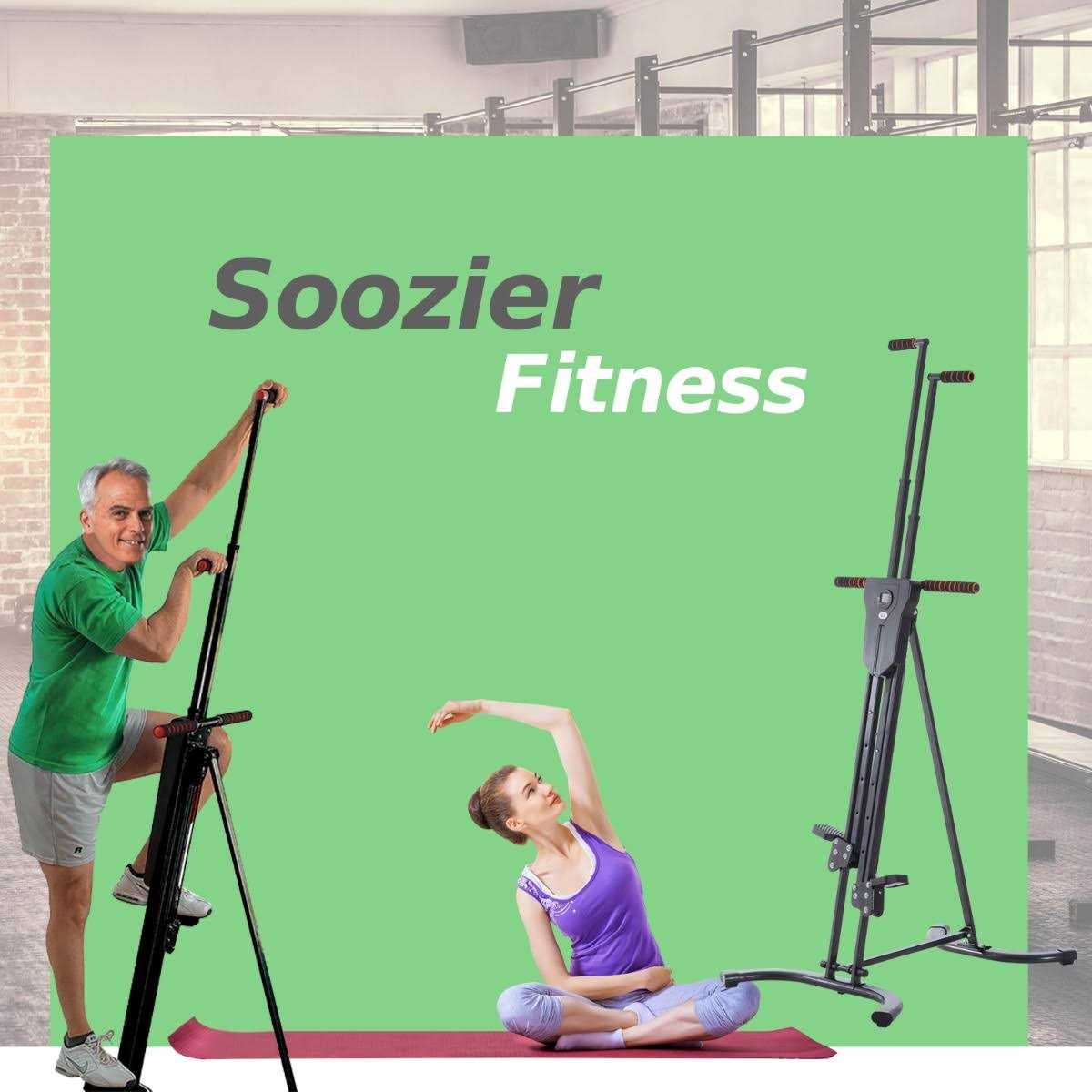 Soozier Steel Vertical Stair Climber Exercise Machine - Image 4