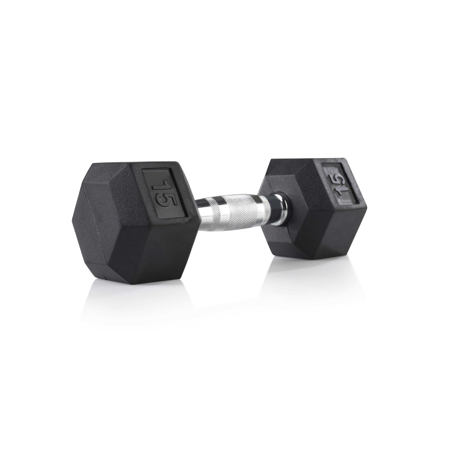Gold's Gym Golds Gym Rubber Hex Dumbbell - Image 3