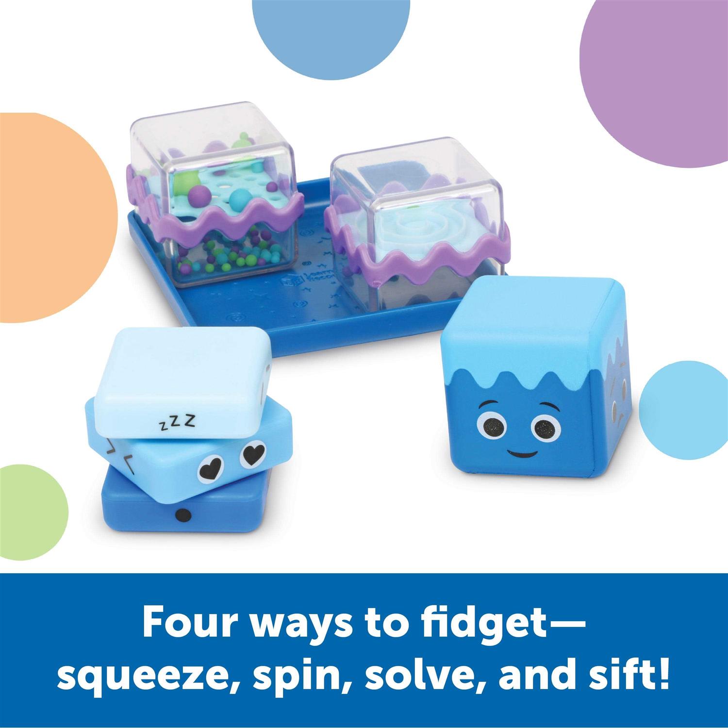 Learning Resources Cool Down Cubes Sensory Fidget Set - Image 3