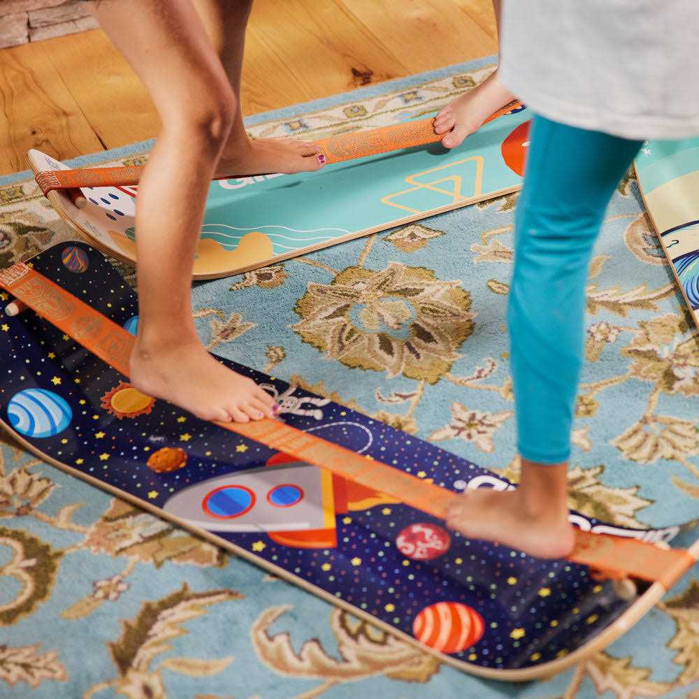 Gibbon GiBoard Balance Board for Adults & Kids Slackline Workout Equipment Home Gym Training - Image 3