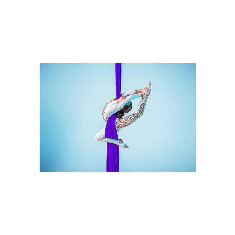 Orbsoul Aerial Silks + Yoga Hammock Includes Premium 100% Aerial Nylon Tricot Fabric Silks, Full Rigging Hardware and Easy Set-up - Image 4