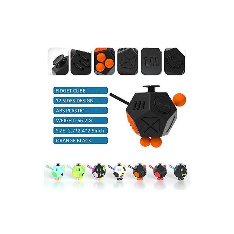 Fidget Dodecagon –12-Side Fidget Toys Cube Relieves Stress and Anxiety Anti Depression Cube for Children and Adults Autism - Image 3