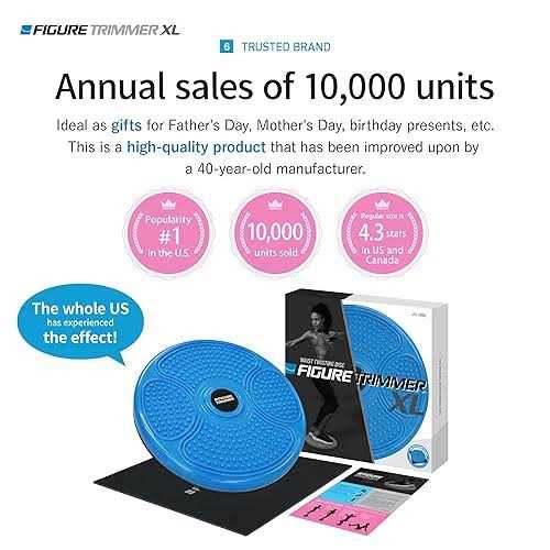 Figure Trimmer XL Core Ab Twister Board for Exercise 14 inch Large Waist Twisting Twist Disc for Slimming and Strengthening Abdo - Image 5
