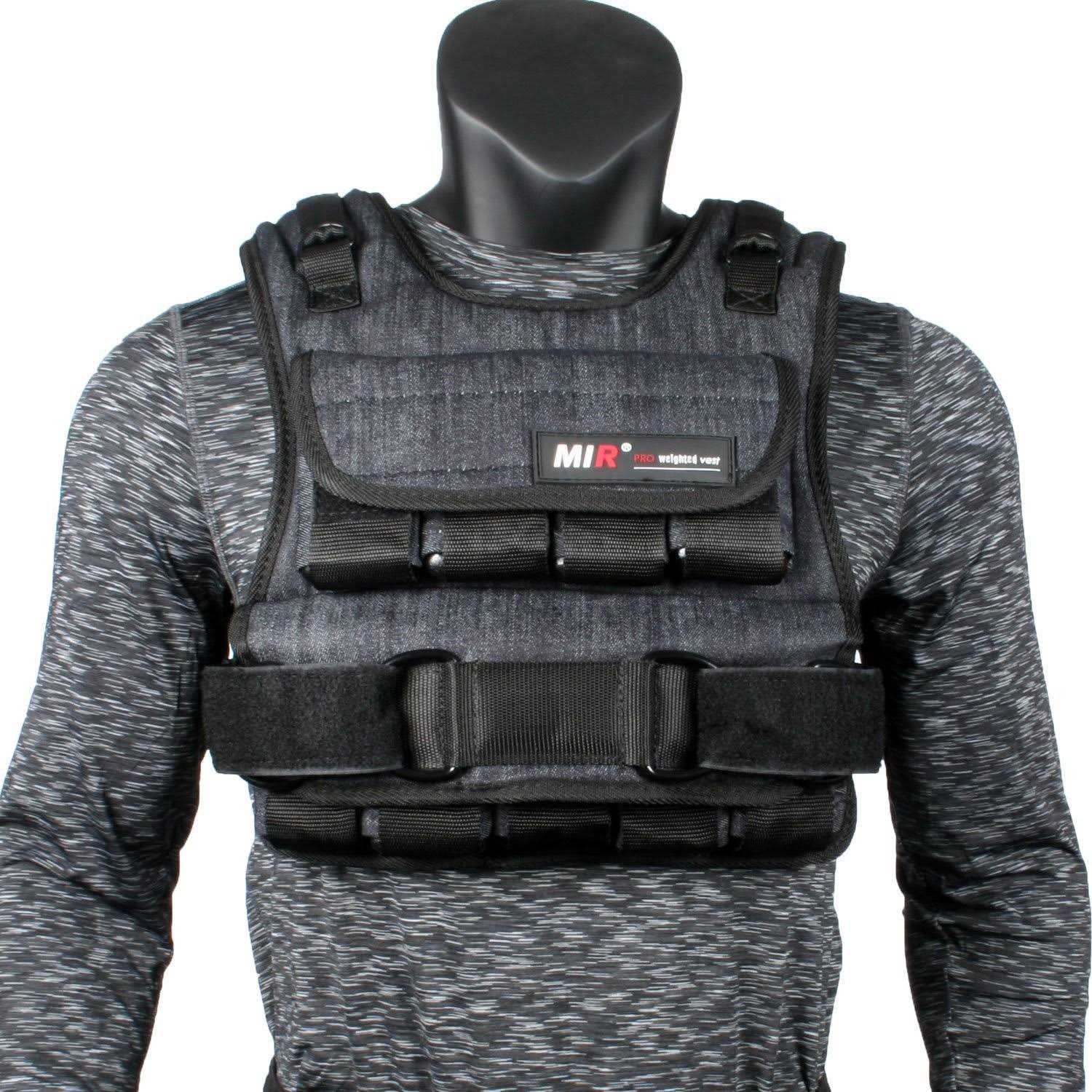 Mir Air Flow Weighted Vest with Zipper Option 20lbs - Image 4