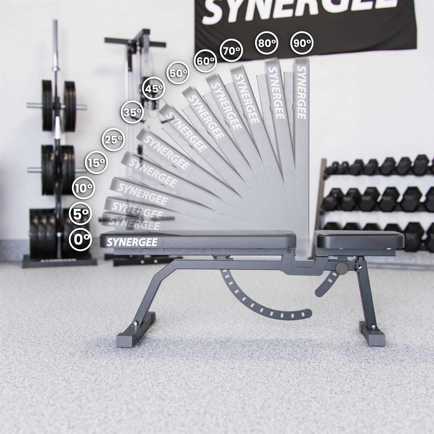 Synergee Adjustable Incline Bench - Image 3