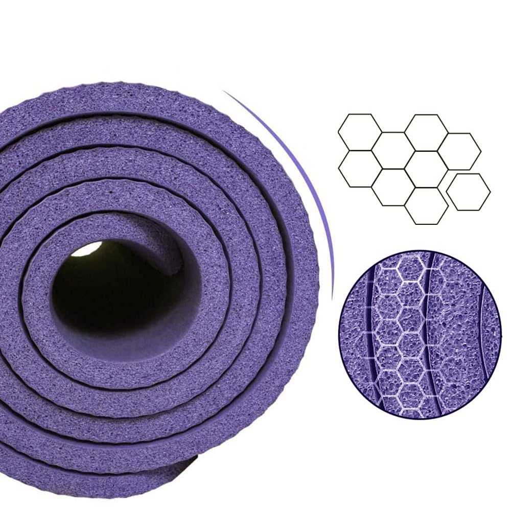 LFS Large Yoga Mat 72x 31.5 x 25 inch, Extra Wide and Extra Thick Non Slip Exercise & Fitness Yoga Mat with Band and Yoga Bag ,for All Types of Y - Image 3