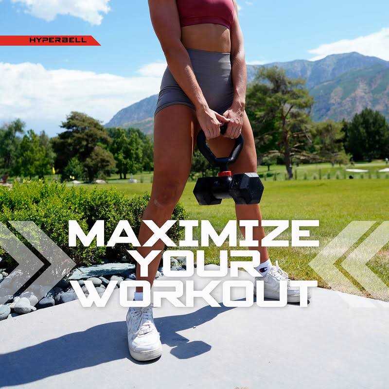 Jayflex Hyperbell Rotating Kettlebell Grip for Dumbbells Adjustable Weight Dumbbell Grips for Work from Home Fitness - Image 4