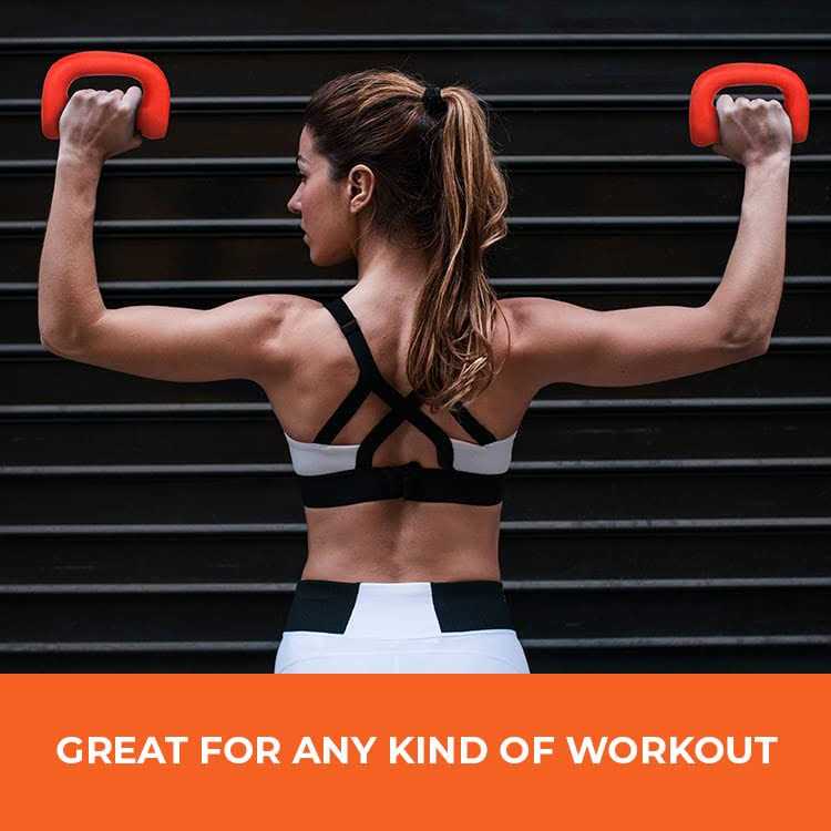 Gymenist Set Of 2 Hand Shaped Neoprene Exercise Workout Jogging Walking Cardio Dumbbells Pair - Image 3