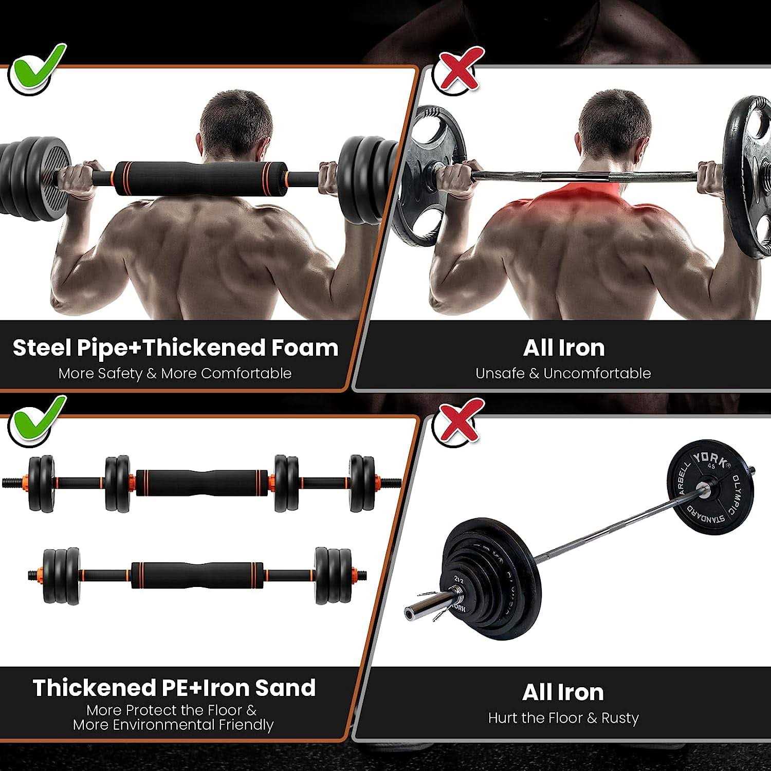 Relefree Adjustable Dumbbell Set Free Weights Dumbbells - Image 5