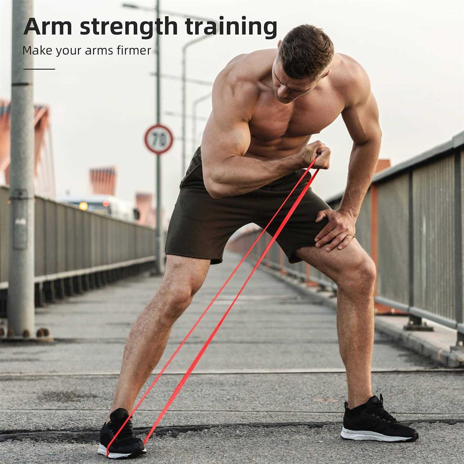 Pull Up Assist Band Heavy Duty Resistance Bands Set Workout Body Pull Up Bands Assistance Band for Powerlifting - Image 5