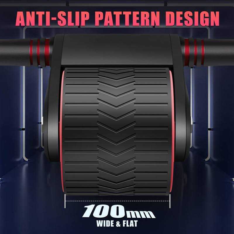 Squatz Ab Roller Wheel Abs Workout Equipment for Abdominal and Core Strength Training with Workout Program - Image 4