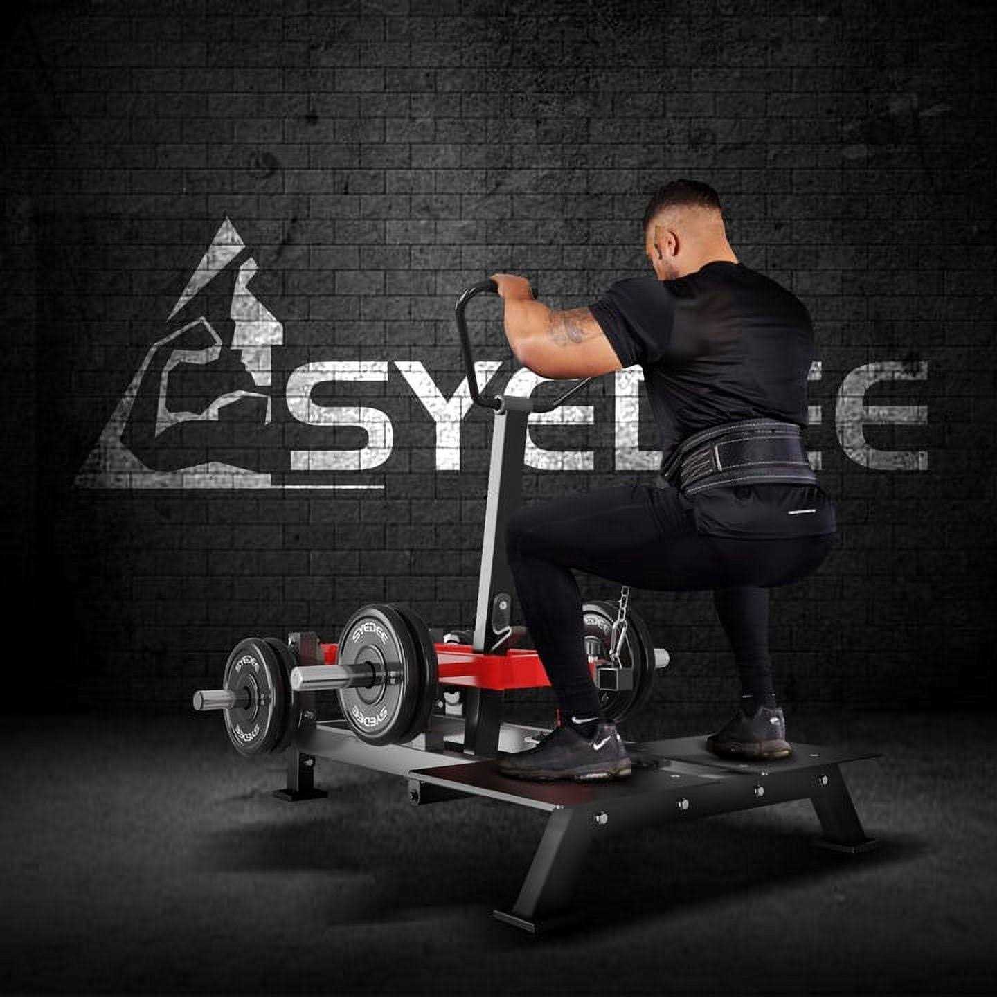 Syedee Belt Squat Machine Leg Machine for Strength Training Hack Squat Machine with Weightlifting Belt - Image 3