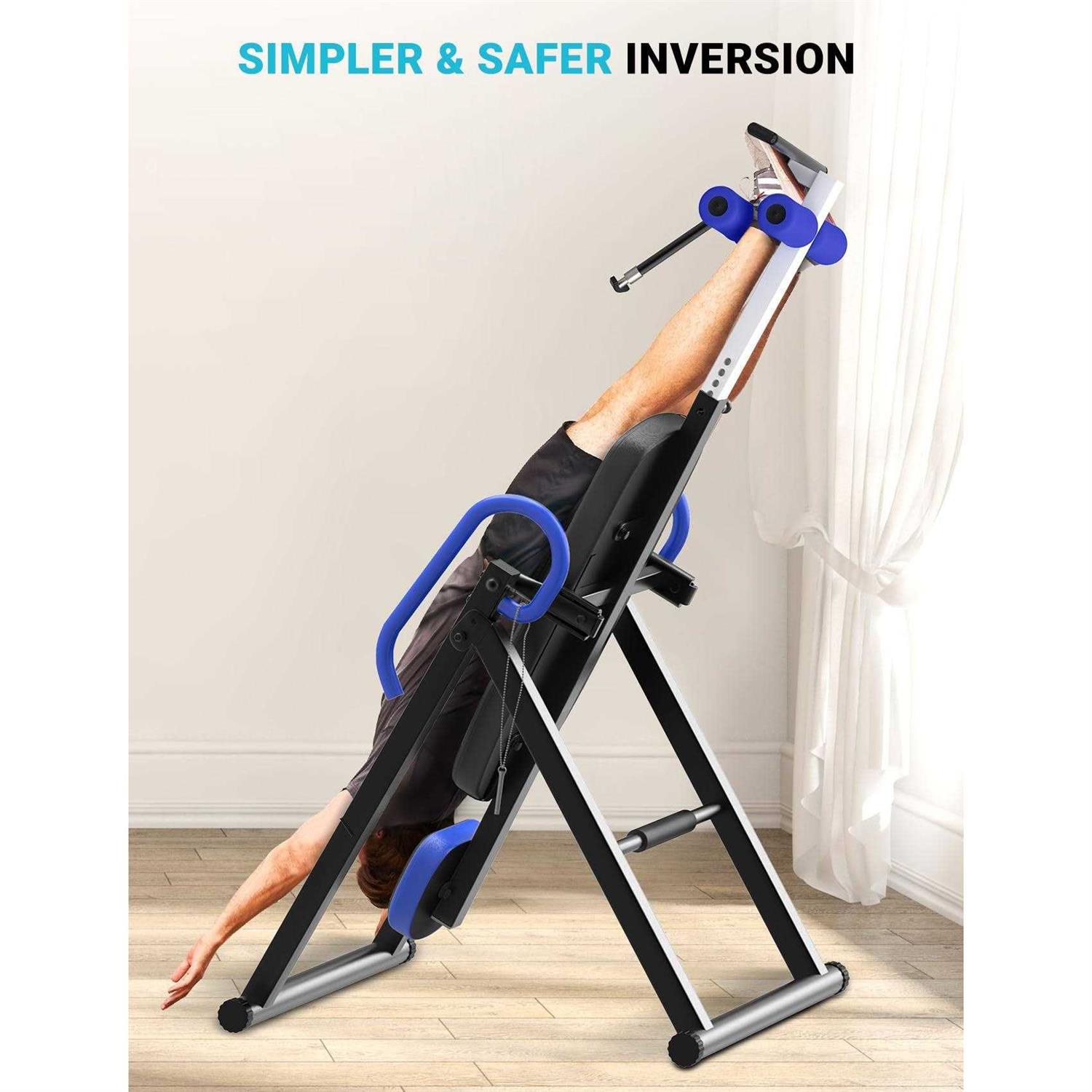Dripex Heavy Duty Inversion Table 300 lbs Capacity with Adjustable Protective Belt Inversion Table for Back Pain Relief Updated - Image 5
