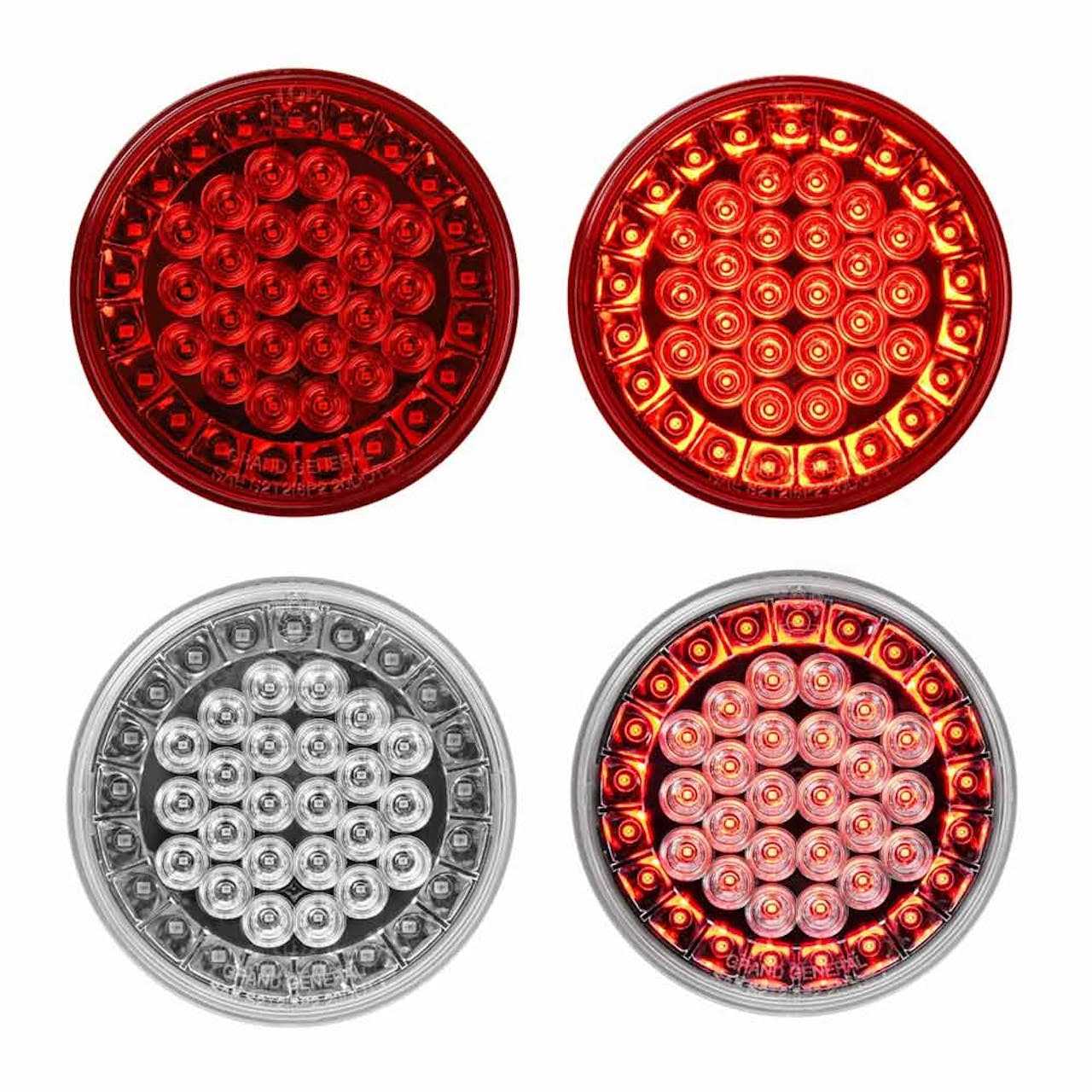 Grand General 76152 Red 4 24-LED Stop/Turn/Tail Load Light - Image 5