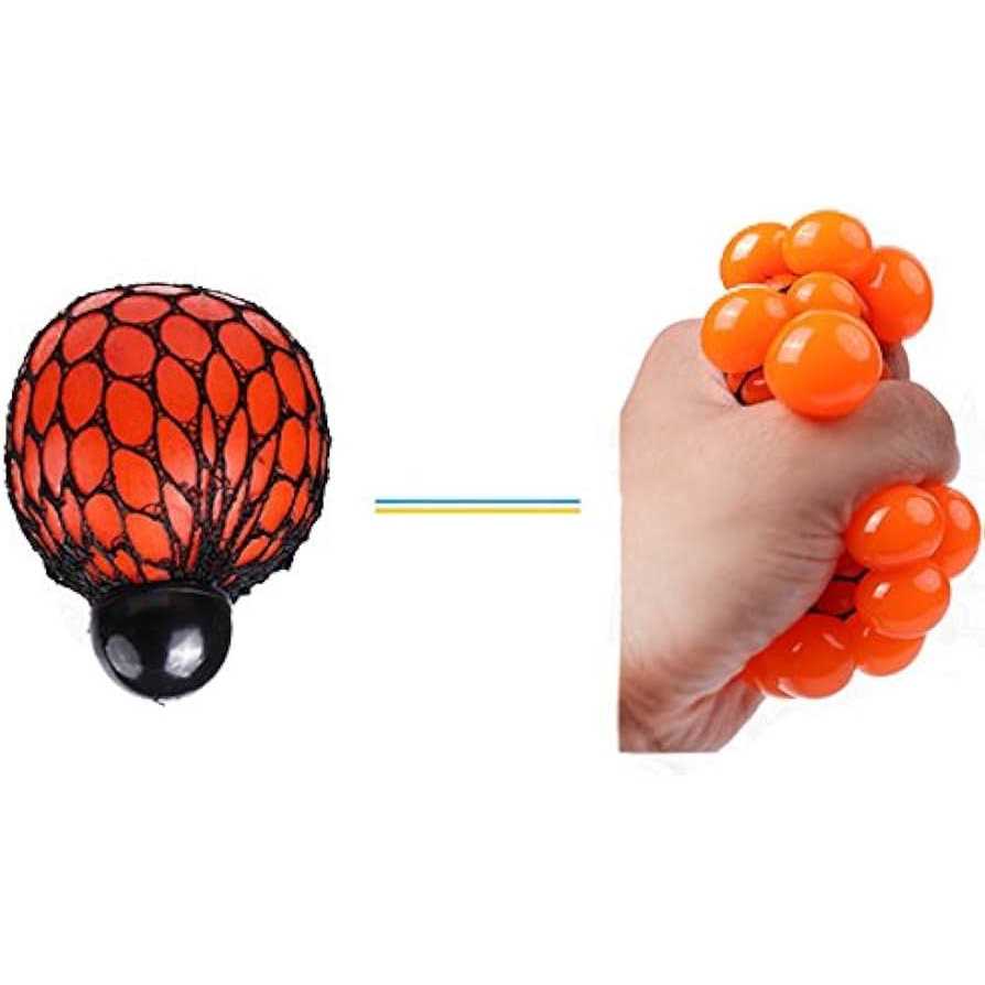 Fireboomoon Stress Relief Squeezing Soft Rubber Vent Grape Ball Hand W - Image 5