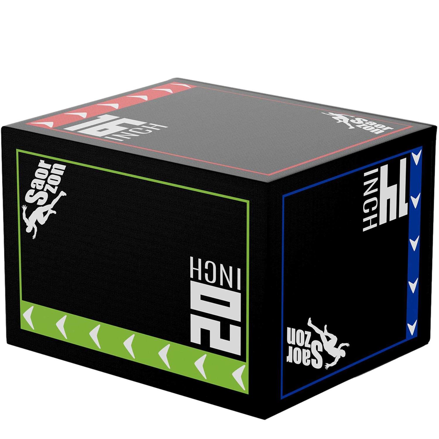 GRETERST Jump Box 3 in 1 Foam Plyometric Jumping Box Jump Exercise for Gym Fitness Workout Training - Image 3