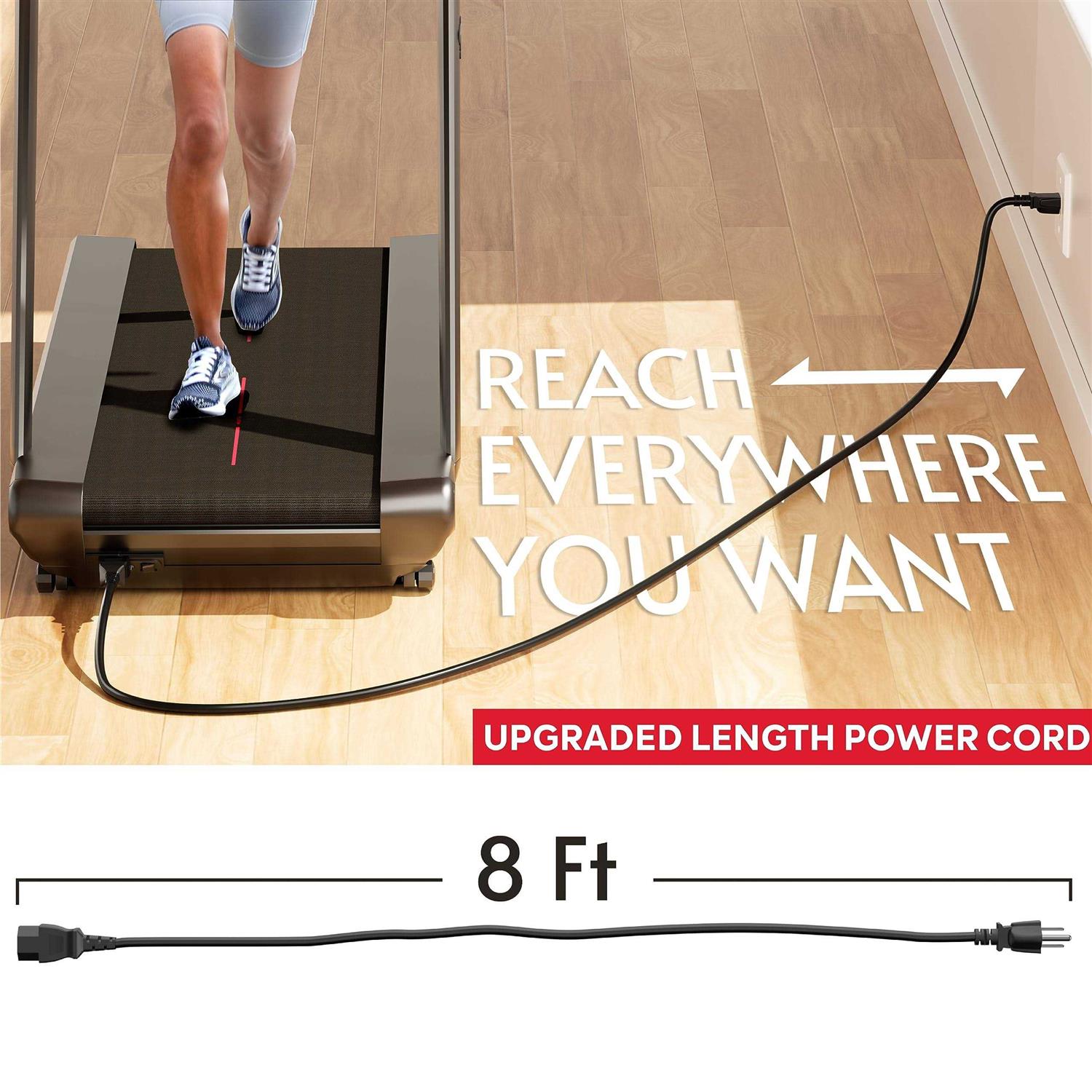 Power Cord Replacement for Treadmills and Computers, Extra Long 8FT Power Cord Compatible with Peloton Treadmill and Superfit Treadmill - Image 4