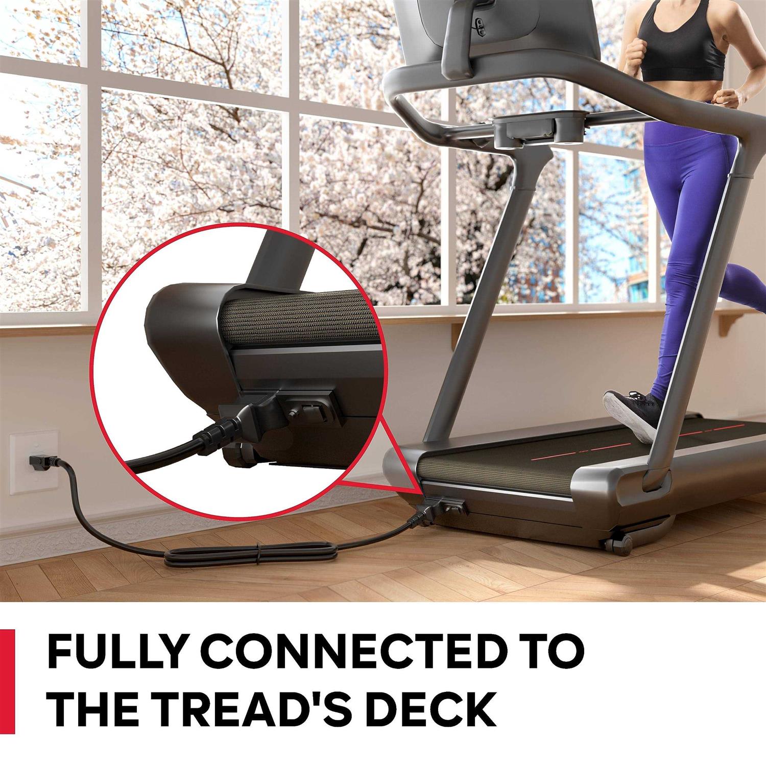 Power Cord Replacement for Treadmills and Computers, Extra Long 8FT Power Cord Compatible with Peloton Treadmill and Superfit Treadmill - Image 5