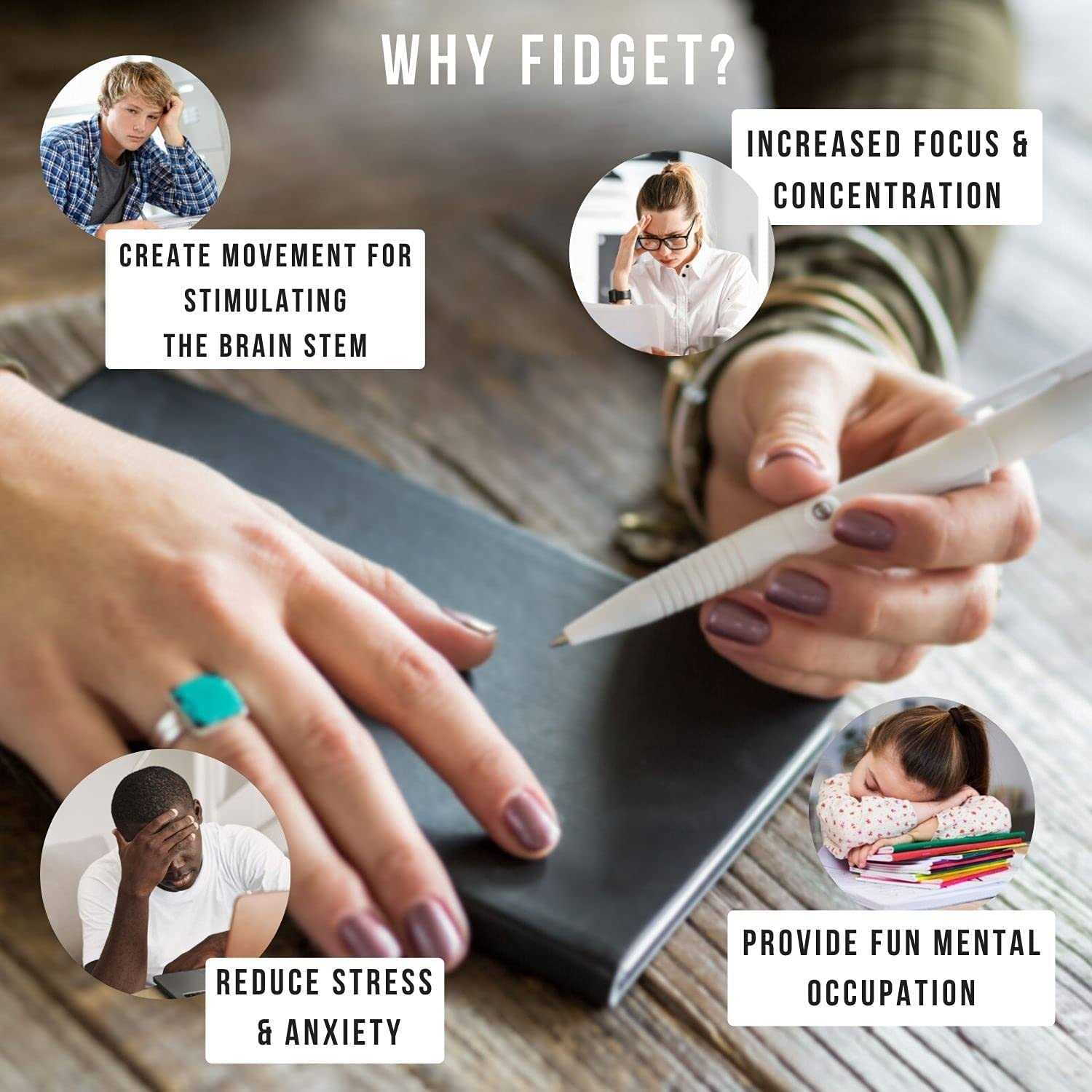 Fidgi Pen The Original Fidget Pen Fidget Spinner Toy Disguised as a Pen - Image 4