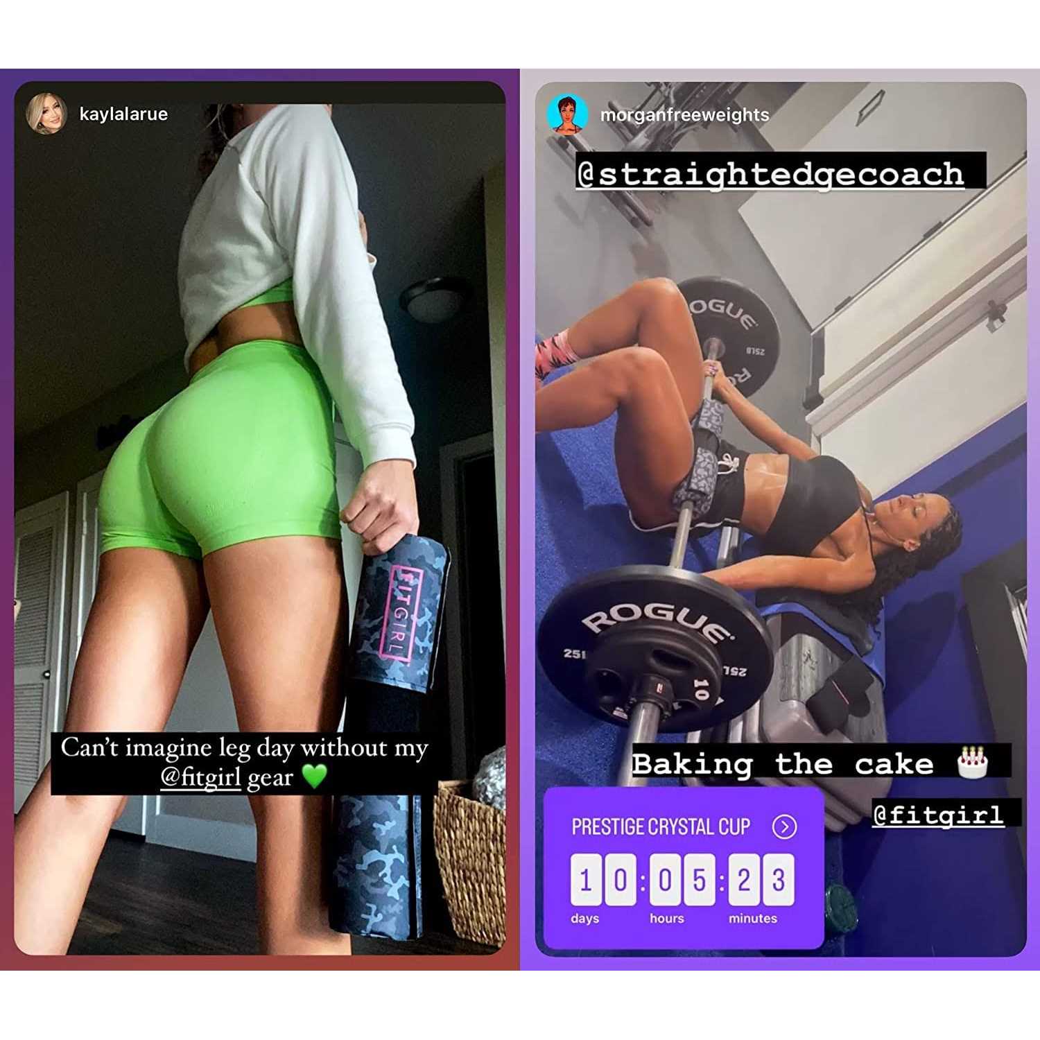 FITGIRL Hip Thrust Pad and Squat Pad for Leg Day Barbell Pad Stays in Place Secure - Image 4