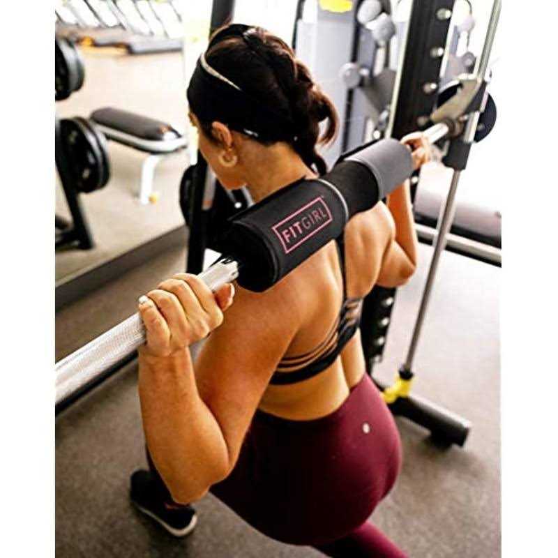 FITGIRL Hip Thrust Pad and Squat Pad for Leg Day Barbell Pad Stays in Place Secure - Image 3