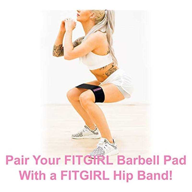 FITGIRL Hip Thrust Pad and Squat Pad for Leg Day Barbell Pad Stays in Place Secure - Image 4