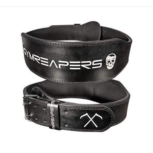 Gymreapers Leather Weightlifting Belt for Bodybuilding Squatting Lower Back Support Back Pain - Image 3