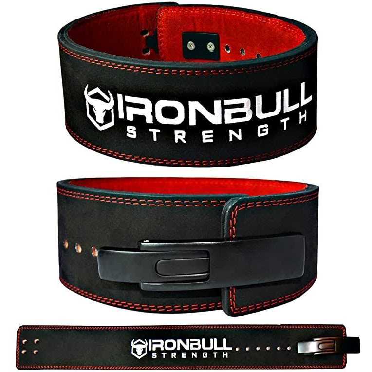 Iron Bull Strength Powerlifting Lever Belt 10mm / 13mm Weight Lifting Belt For Heavy Weightlifting - Image 3
