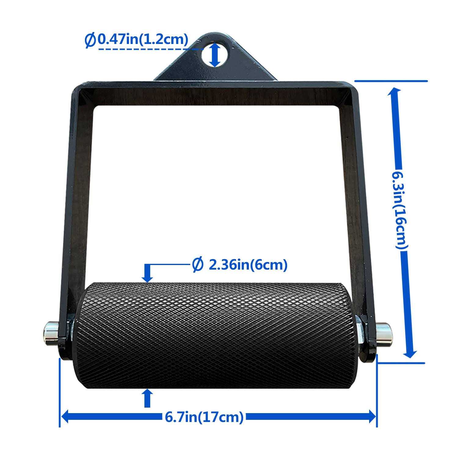 MARSAFIT Gym Fitness LAT Pulldown Attachments Fat Arm Wrestling Exercise D Handle Cable Attachment - Image 4