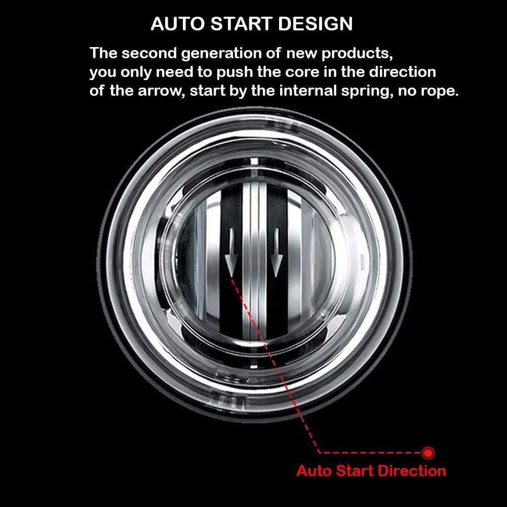 Gozato Auto-Start Wrist Power Gyro Ball, Wrist Strengthener and Forearm Exerciser for Stronger Arm Fingers Wrist Bones and Muscle with Led Lights - Image 4