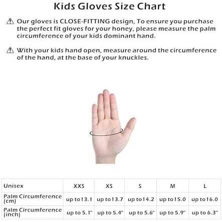 Kids Half Finger Gymnastics Gloves for Age 1-9 Boys Girls Climbing Biking Good Grip Control Gloves for Gymnastics Balance Boards Outdoor Sports - Image 4