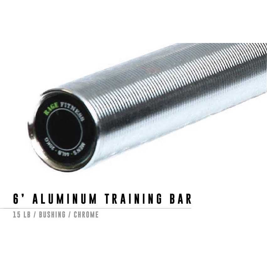 Rage Fitness 6' Training Barbell - Image 5