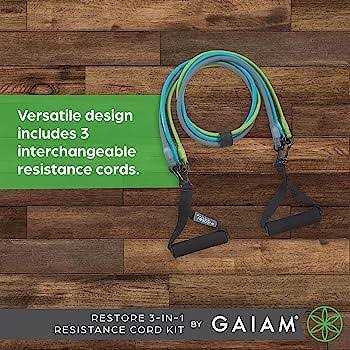Gaiam Restore 3 in 1 Resistance Cord Kit - Image 4