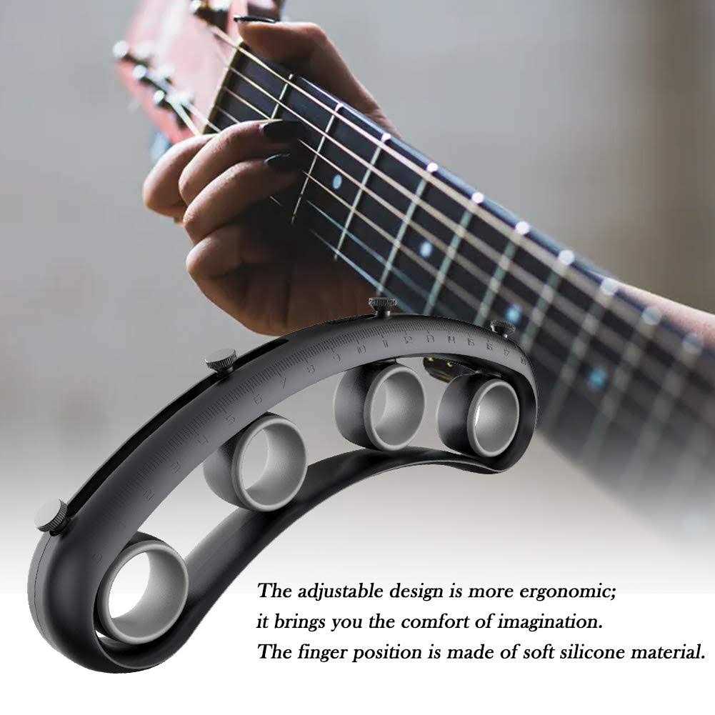 Fovern1 Guitar Finger Expansion Finger Sleeve Finger Force Span Practing Trainer Tool Training Bands for Guitar Bass Piano Finger Speed System - Image 5
