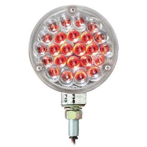 Grand General Amber/Red 4 Round Double Faced Pearl 24-LED Pedestal Light - Image 3