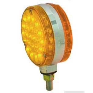 Grand General Amber/Red 4 Round Double Faced Pearl 24-LED Pedestal Light - Image 4
