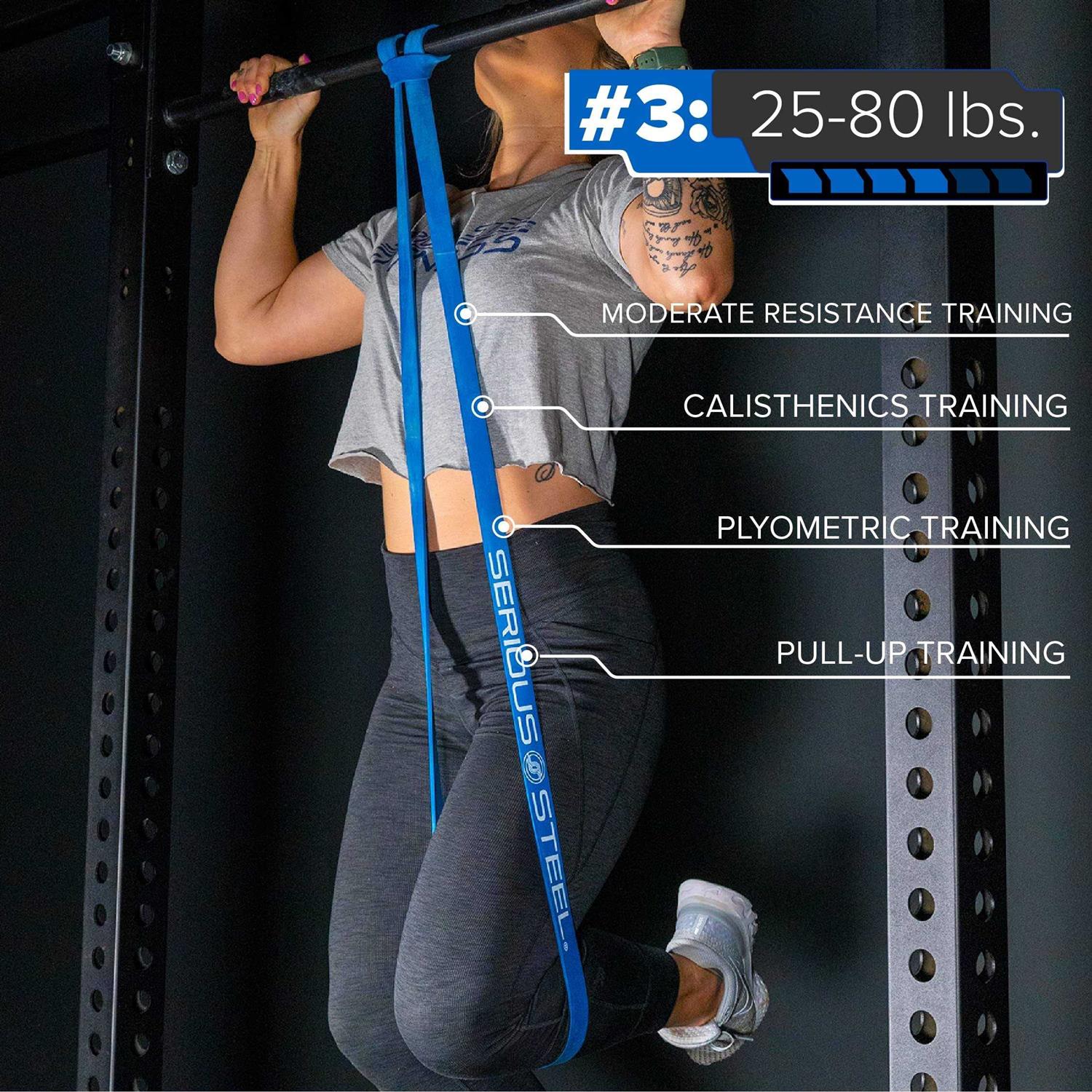 Serious Steel Fitness Pull Up Band / Resistance Band - Image 5