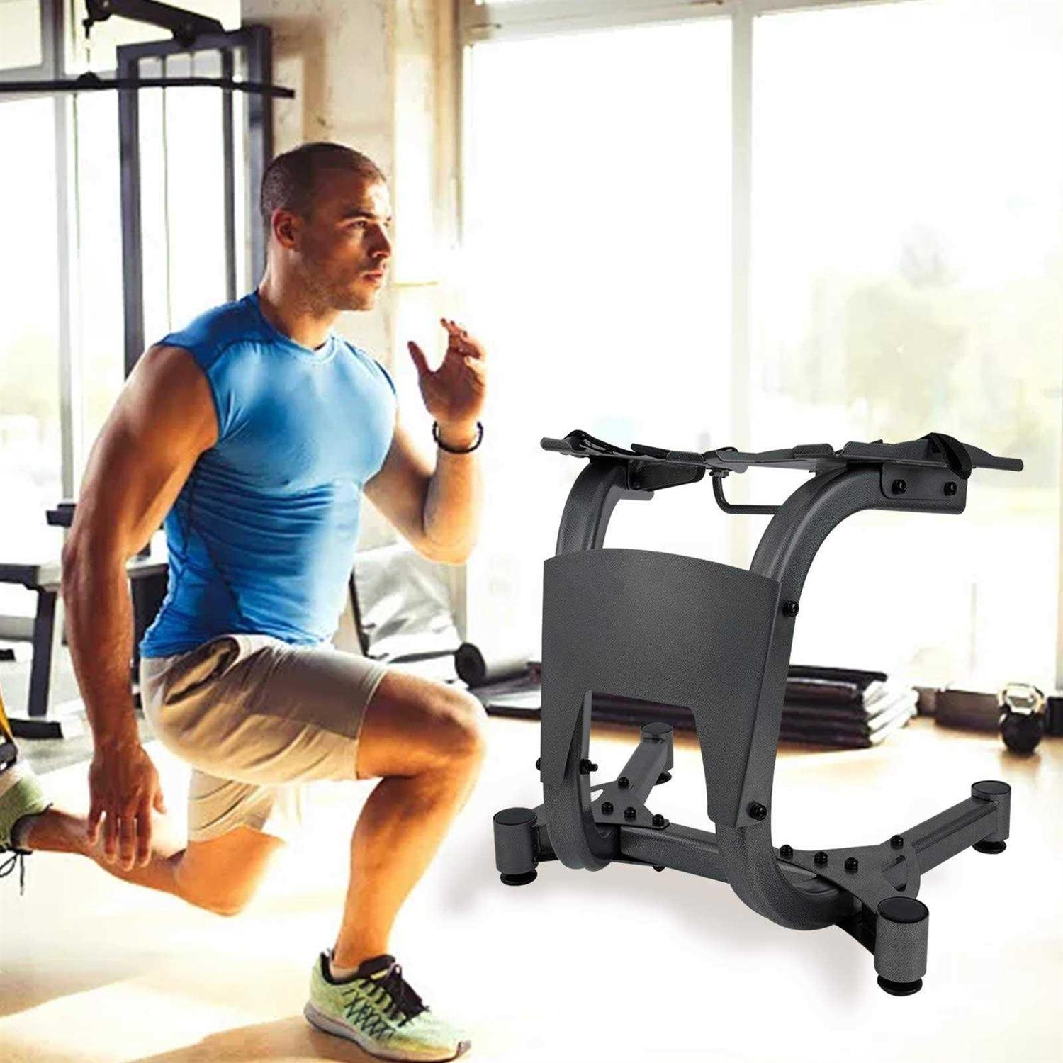 Bavnnro Adjustable Dumbbell Stand 330LBS Dumbbell Rack Standard Metal Dumbbell Holder Weight Rack Storage Stand for Home Gym - Image 4