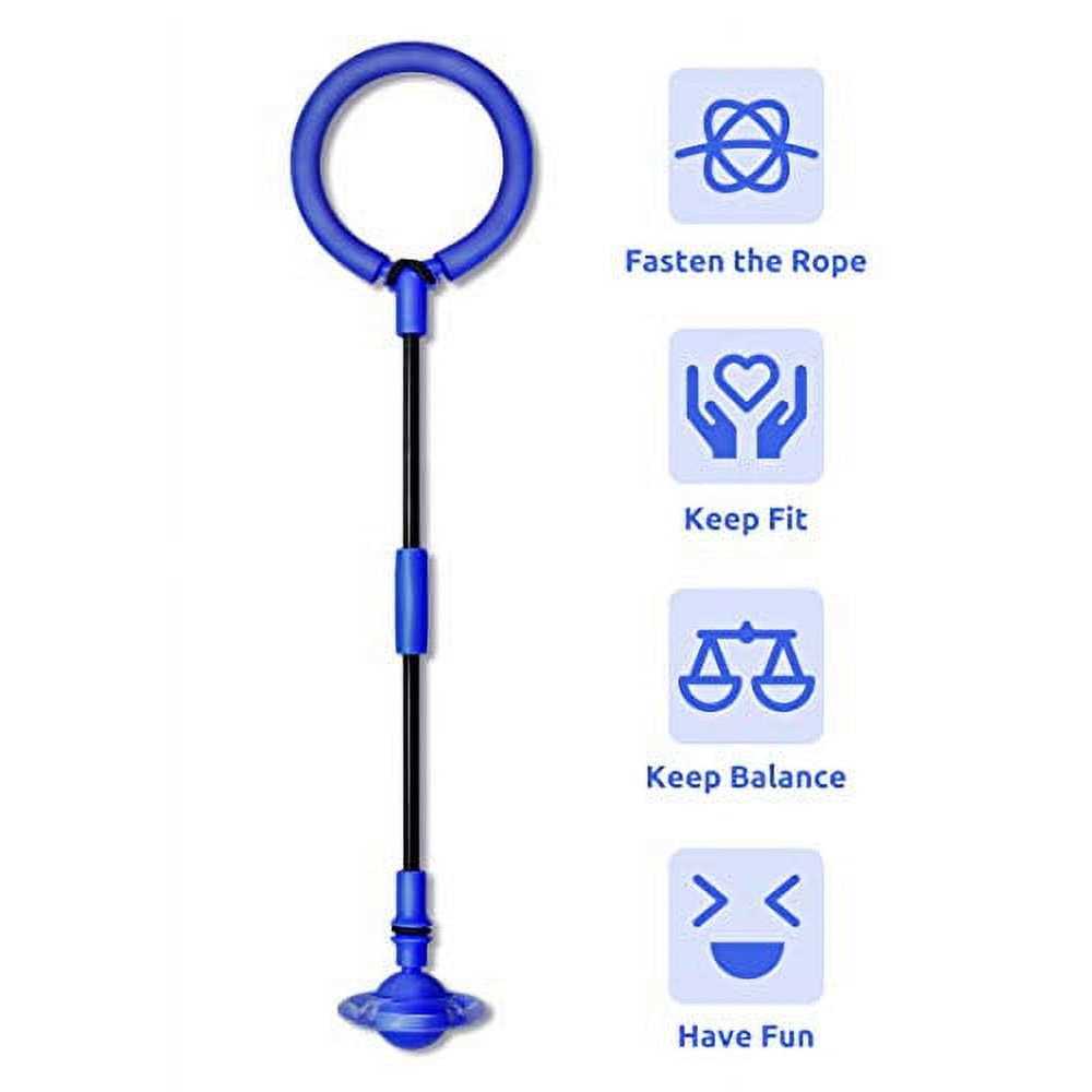 Mumba Kids Foldable Ankle Skip Ball Flash Jump Colorful Sports Swing Ball - Image 5