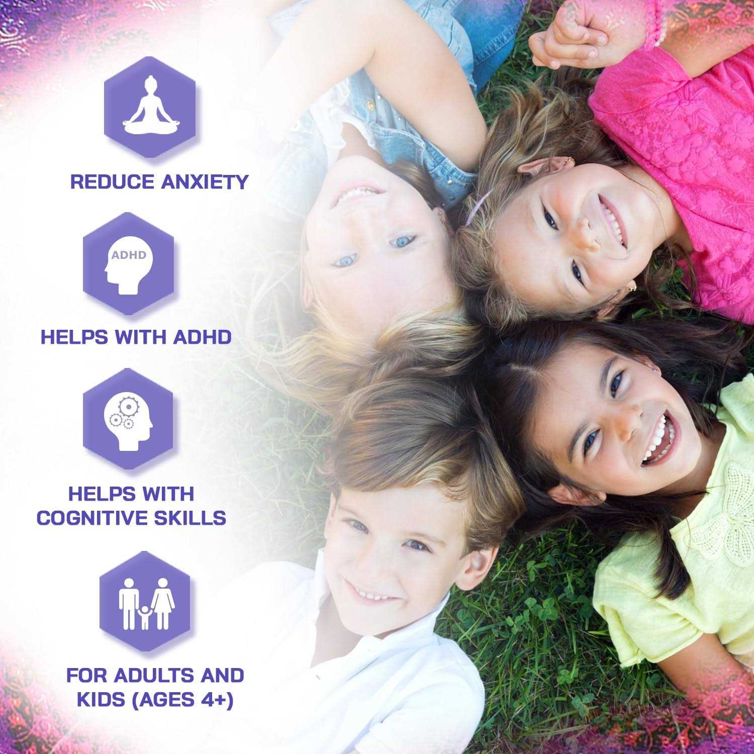 Karmagami “Pixels” and Boho 2 Pack Sensory Toy for Kids Kaleidocycle Fidget Toy for Adults to Stay Calm & Focused - Image 5