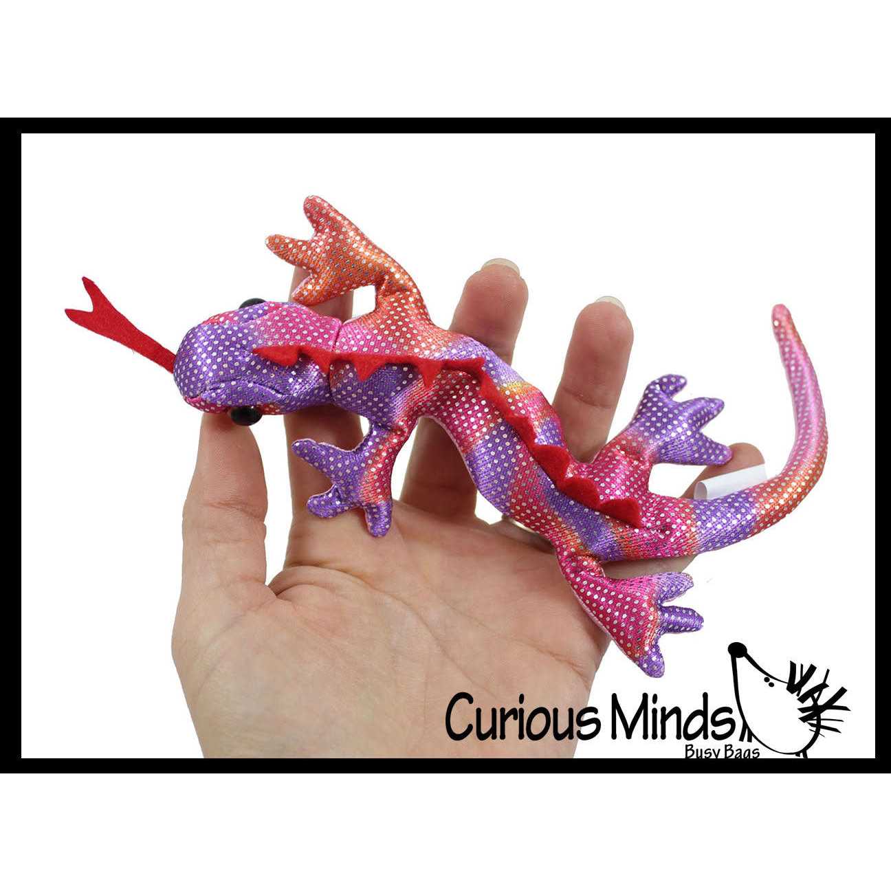 Set of 3 Lizard Sand Filled Animal Toy Heavy Weighted Sandbag Animal Plush Bean Bag Toss - Image 4