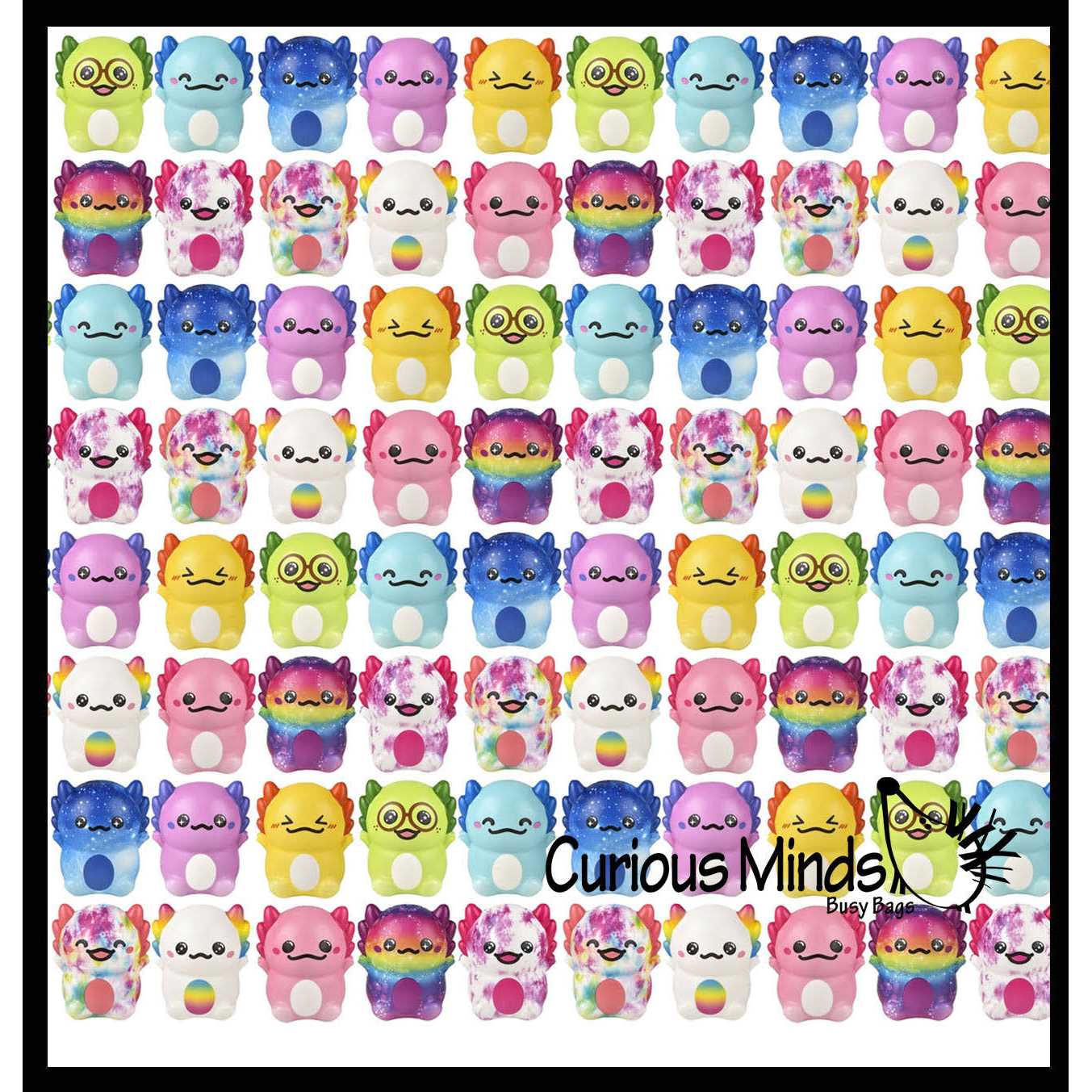 Mini 2 inch Axolotl Slow Rise Squishy Toys - Image 4