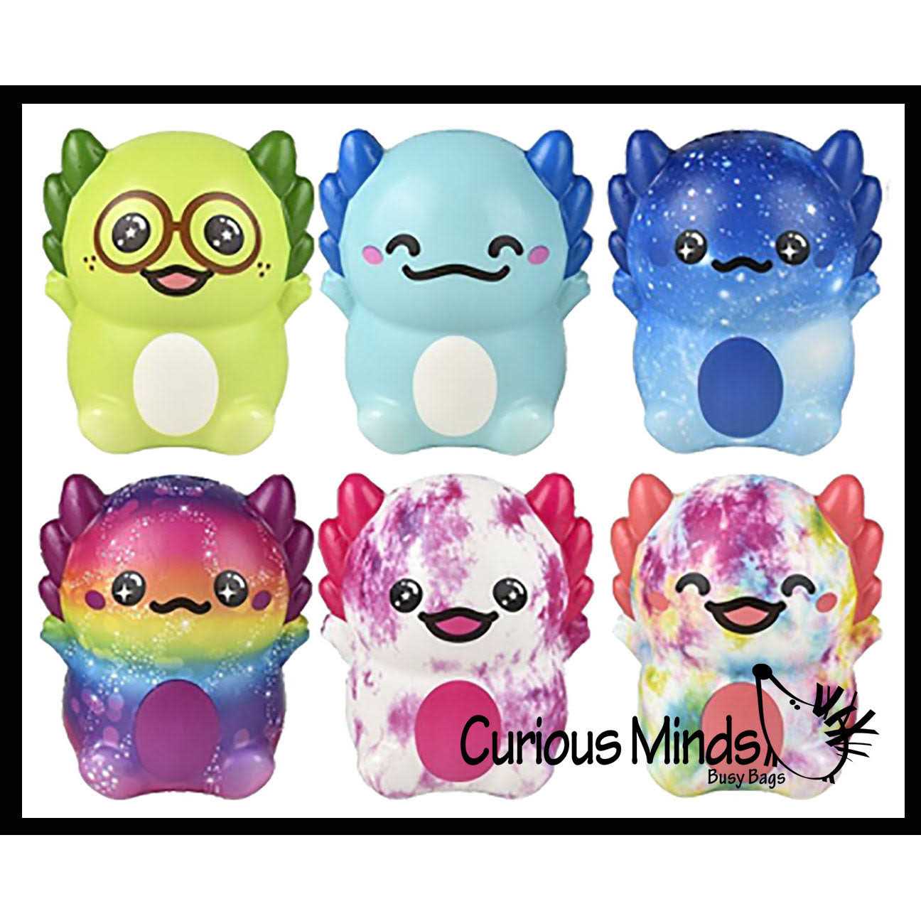 Mini 2 inch Axolotl Slow Rise Squishy Toys - Image 5